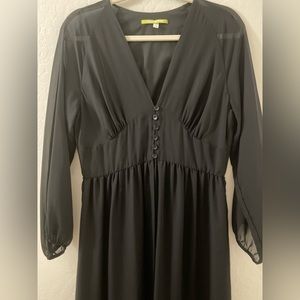 Gianni Bini Black Maxi Dress/Cardigan